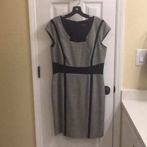 Tahari Arthur Levine Houndstooth dress.